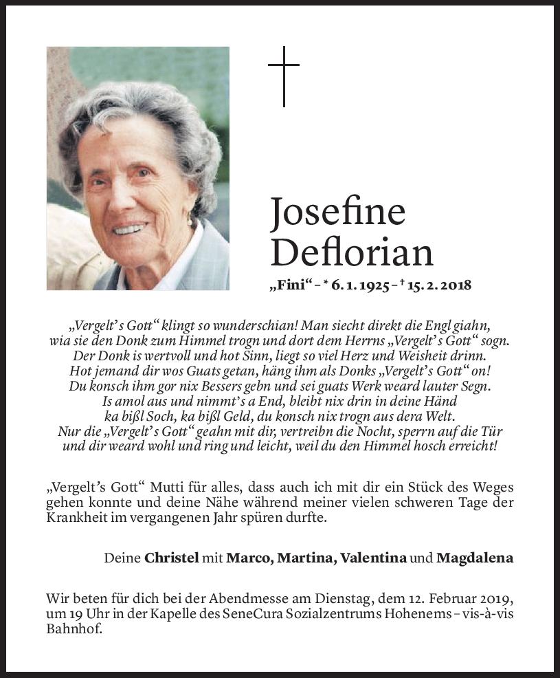 Josefine Deflorian